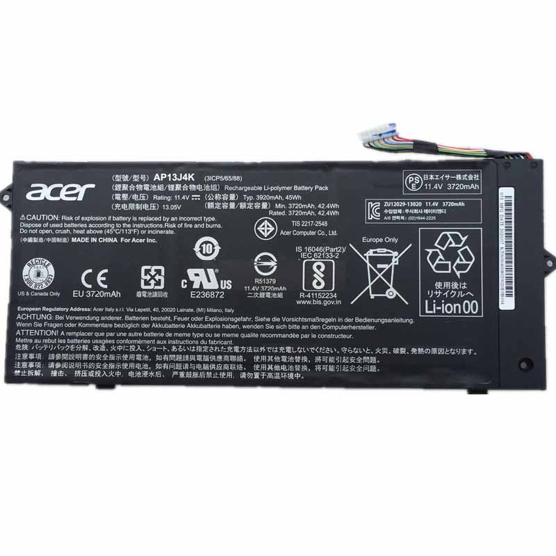 3920mAh 45Wh 3-Cell Acer Chromebook 311 C733T-C8ZG Battery